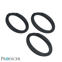 Eckbase Adapter - (100x50mm zu 105x70 Oval - 3pcs)