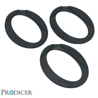 Eckbase Adapter - (100x60mm zu 120x92mm Oval -  3pcs)