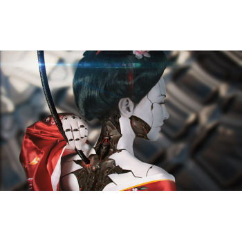 TCG Cyborg Geisha stitched