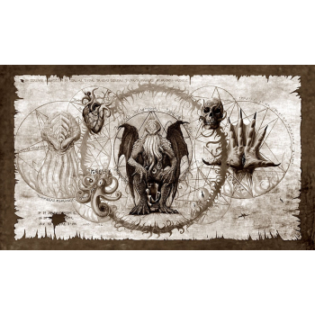 TCG Cthulhu Scroll Sepia stitched