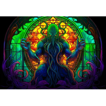 TCG Cthulhu Glass stitched