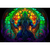 TCG Cthulhu Glass umnäht