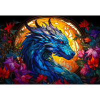 TCG Dragonflower stitched