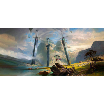 Luna Swords - Gamer Mousepad