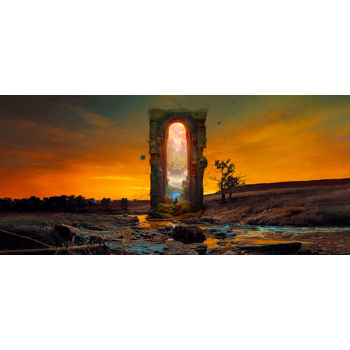 Doorway Wolf - Gamer Mousepad