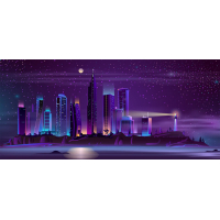 Coastal Night - Gamer Mousepad