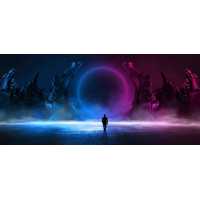 Portal Boy - Gamer Mousepad