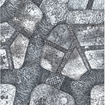 Winter Cobblestone City 3x3