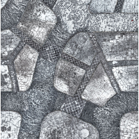 Winter Cobblestone City 3x3