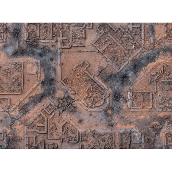 Desert Warzone City 44"x60"