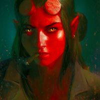 Hellgirl - Mousepad