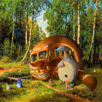 Würfelschale Catbus and Friends