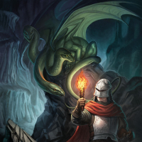 Würfelschale Junger Riesenlindwurm