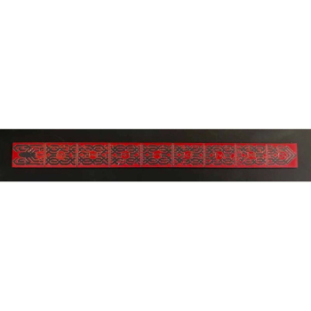 9 inch stencil red