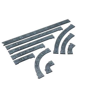 Kraken Wargames: Runic War Templates Black