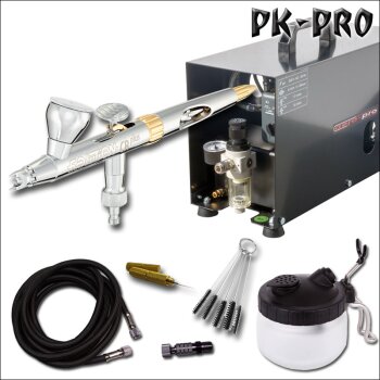 H&S EVOLUTION 2024 CRplus 2in1 + H&S compressor HTC 20A black Starter Set