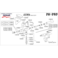 Düsensatz 0,6mm [v2.0] CR plus, Chrom für EVOLUTION CR plus + INFINITY CR plus (Nadel+Düse+Dichtung+Nadelkappe+Luftkopf) [123724]