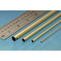 Messing Rohr-Profil (1 x 0.25 mm - 4 x)