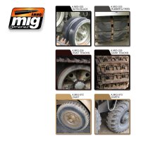 A.MIG-7105 Tires and Tracks Set (6x17mL)