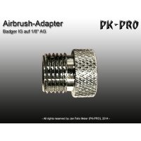 PK-Airbrush-Adapter-Badger IG auf 1/8" AG