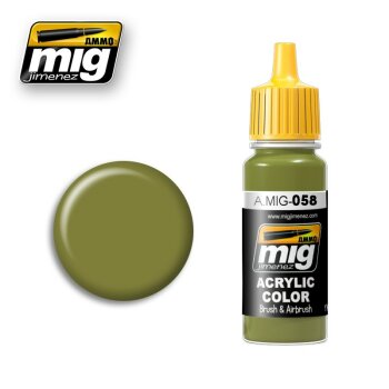A.MIG-058 Light Green Khaki (17mL)