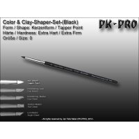 Clay/Colour-Shaper-Extra-Firm-Tip-(Black)-Taper-Point-Size-0