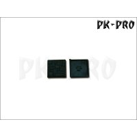 25mm x 25mm Bases Textured (Magnet Slot) (10x)