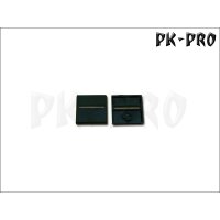 25mm x 25mm Bases Quer Geschlitzt (Magnet Slot + offener Miniatur Slot) (10x)