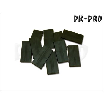 25mm x 50mm Bases Typ 2 (2x optional Miniature Slot) (10x)