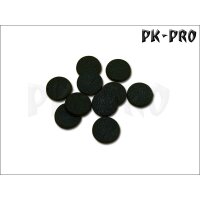 25mm rund Bases (Magnet Slot + optionaler Miniatur Slot) (10x)