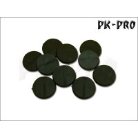 32mm rund Bases (Magnet Slot + optional Miniature Slot) (10x)
