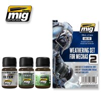 A.MIG-7429 Weathering Set For Mechas (3x35mL)
