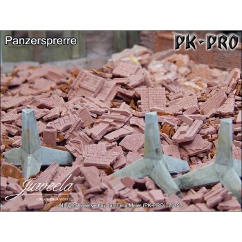 JUW-5x-Tank-Trap-Hedgehog-(1:48/1:50)