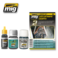 A.MIG-7431 Late Luftwaffe Cockpits (1x17mL+2x35mL)