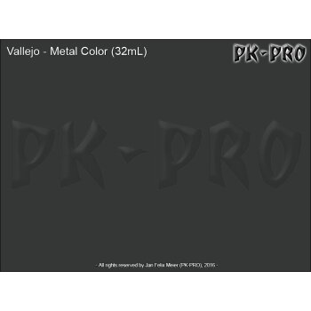 Vallejo-Metal-Color-720-Gunmetal-Grey-(32mL)