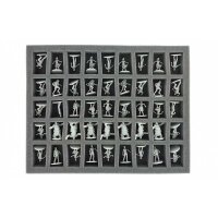 FS035C5BO 35 mm Full-Size Schaumstoff mit 45 konischen Fächern und angeklebtem Boden (will be ordered for you/not a stock item)