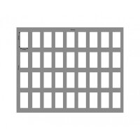 FS070BO 70 mm Full-Size Schaumstoff mit 36 Fächern und angeklebtem Boden