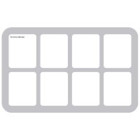 HS035BF02BO 35 mm Half-Size Schaumstoff mit angeklebtem Boden FOW - 8 Large Bases (will be ordered for you/not a stock item)