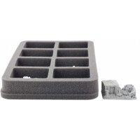 HS035BF02BO 35 mm Half-Size Schaumstoff mit angeklebtem Boden FOW - 8 Large Bases (will be ordered for you/not a stock item)