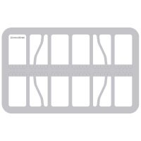 HS035BF04BO 35 mm Half-Size Schaumstoff mit angeklebtem Boden - FOW 8 Panzer / Fahrzeuge (will be ordered for you/not a stock item)