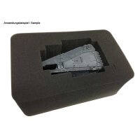 HS100RS half-size Raster-Schaumstoff 100 mm selbstklebend (will be ordered for you/not a stock item)