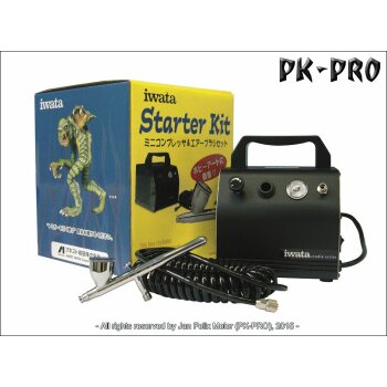 IWATA-Starter Kit Revolution HP-CR mit-(CRIS50BLKDE)