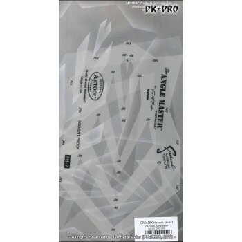 IWATA-ARTOOL Schablone The Angel Master-(FH 9 SP)