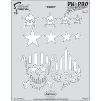 IWATA-ARTOOL Patriotica Schablone White-(PTR 2 SP)