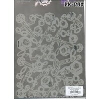 IWATA-ARTOOL FXII Schablone Nutz N Boltz-(FXII 9SP)