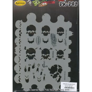 IWATA-ARTOOL Skullmaster Schablone The Multiple-(FH SK1 SP)