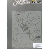 IWATA-ARTOOL Son of Skullmaster Schablonen-Set-(FH SK9 SP)