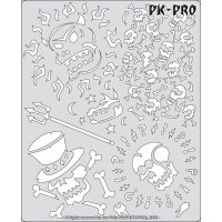 IWATA-ARTOOL Curse of Skullmaster Schablone-(FH SK13 SP)