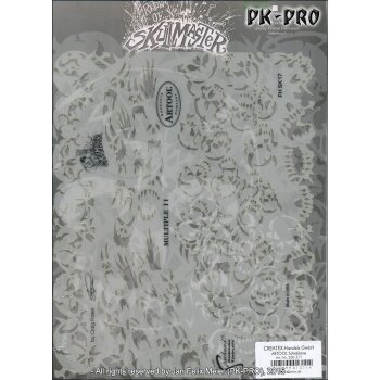 IWATA-ARTOOL The Return of Skullmaster Schablone-(FH SK17 SP)