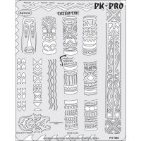 IWATA-ARTOOL Tiki Master Schablone Totem Tiki-(FH TM 5)